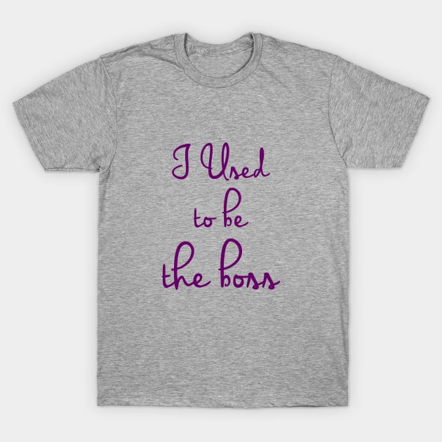I Used To Be The Boss T-Shirt by chatchimp